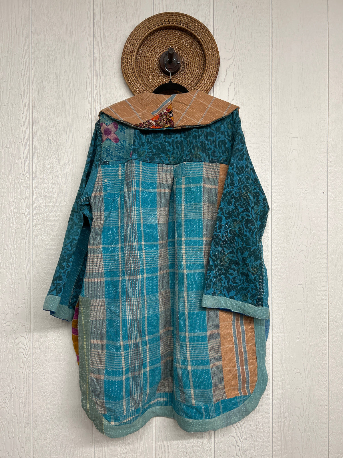 Fine Kantha Drifter Coat 1026 052