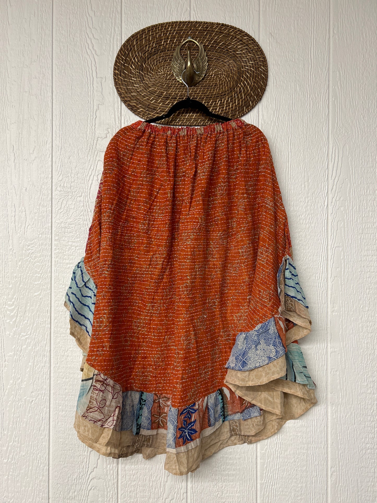 Pareo Kantha Wild Rose Skirt 0426 216
