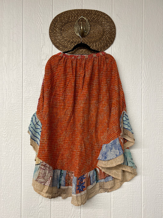 Pareo Kantha Wild Rose Skirt 0426 216