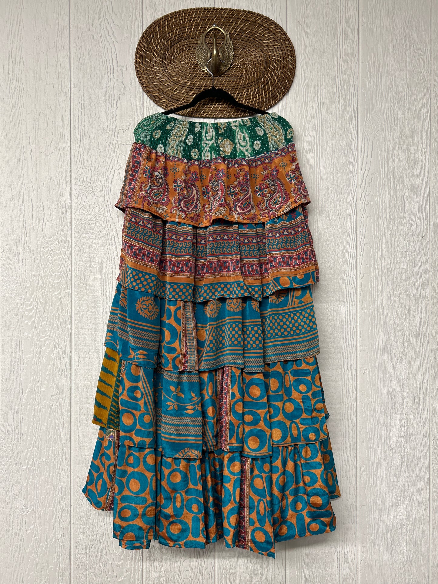 Rasgulla Sari Venus Ruffle Maxi 1125 092