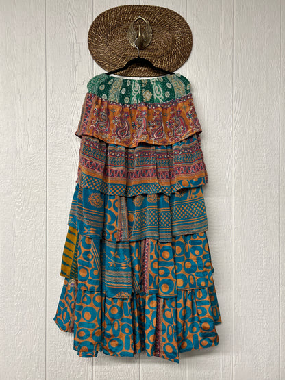 Rasgulla Sari Venus Ruffle Maxi 1125 092