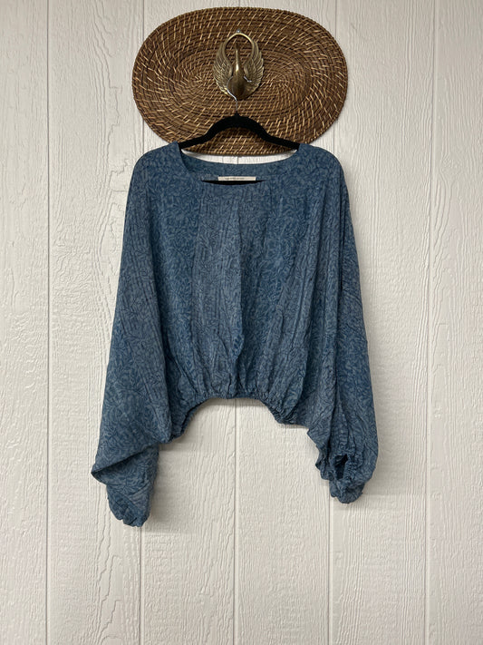 Crepe Sari Luna Crop Top 0126 174