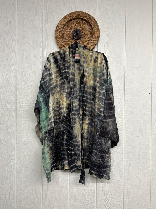 Pareo Kantha Shortie Majestic Kimono 0526 016