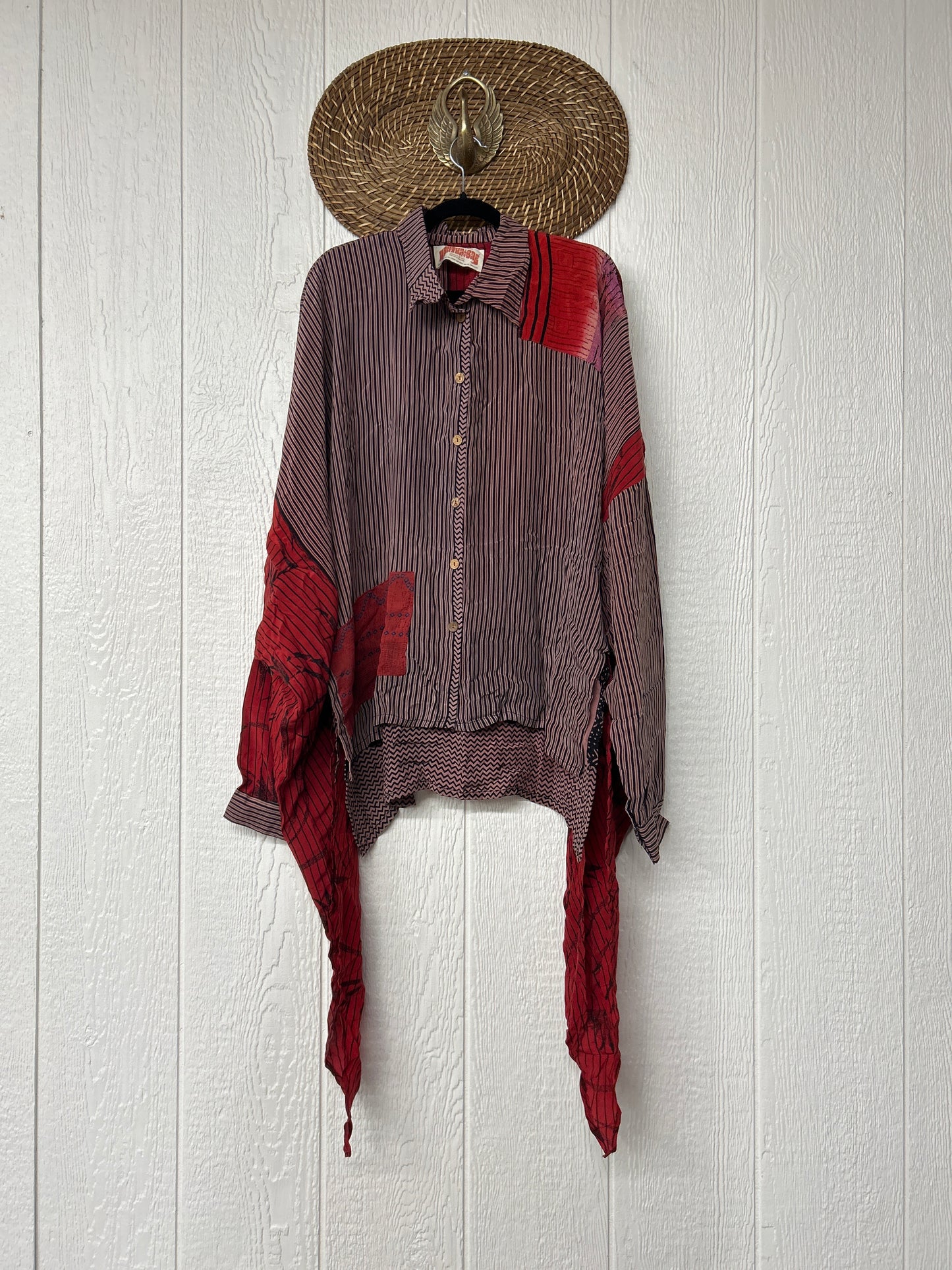 Crepe Sari Nirvana Button Down 1125 167