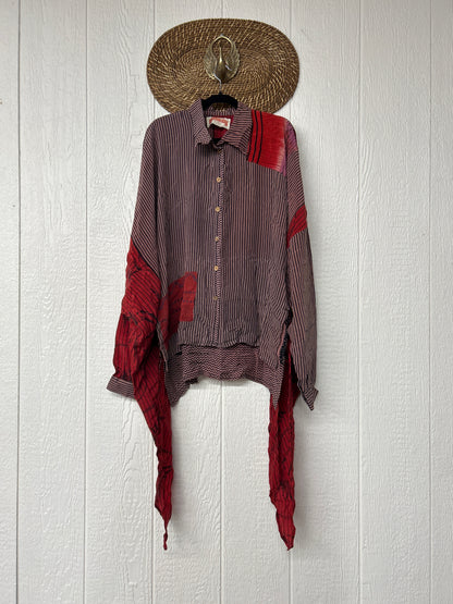 Crepe Sari Nirvana Button Down 1125 167