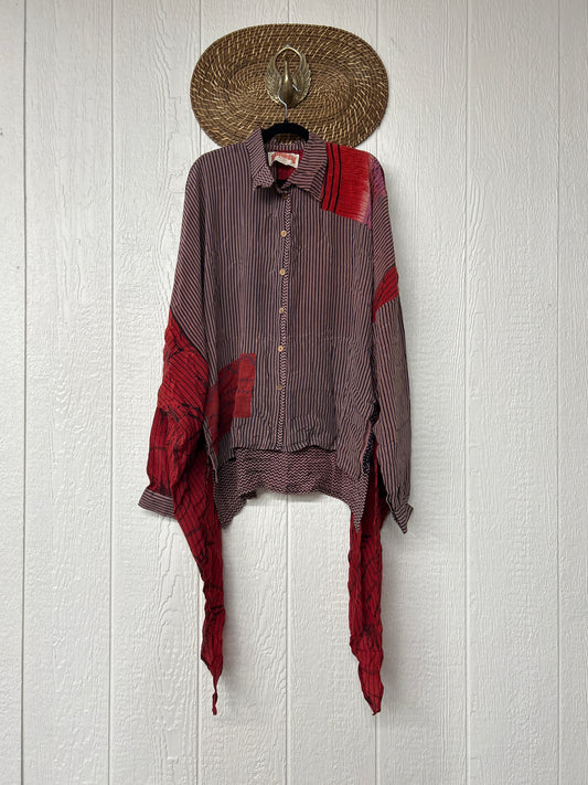 Crepe Sari Nirvana Button Down 1125 167