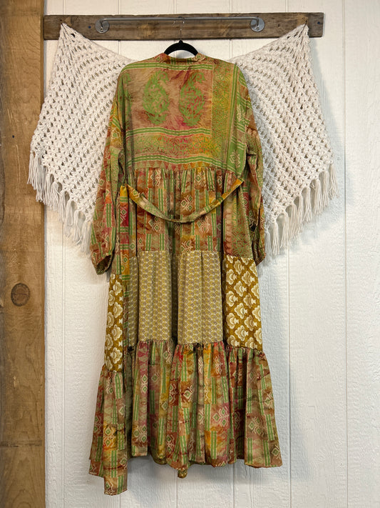 Rasgulla Sari Luminous Maxi Dress 0226 207