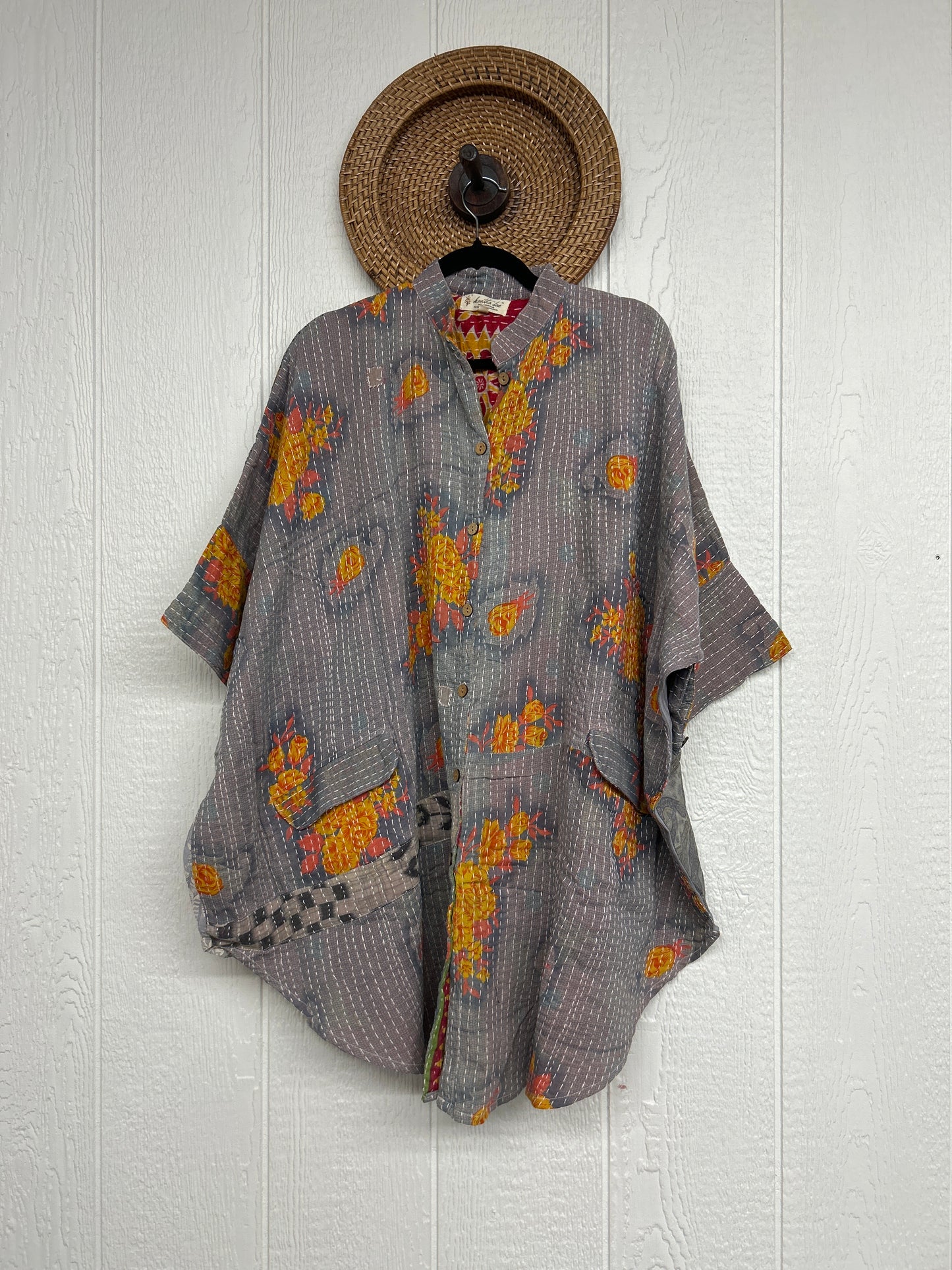 Pareo Kantha Free To Be Button-Down 0726 008
