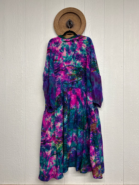 Crepe Sari Evermore Kimono 1026 078