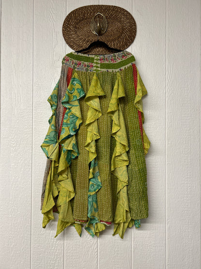 Pareo Kantha Willow Maxi Skirt 0826 130