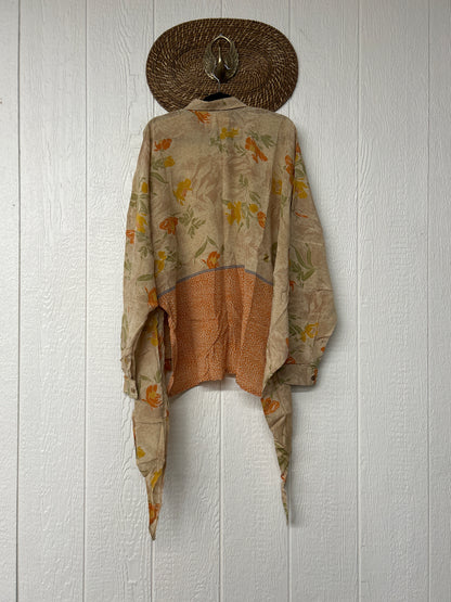 Crepe Sari Nirvana Button Down 1125 130