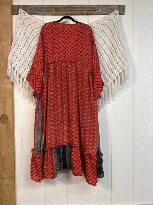 Rasgulla Sari Rhiannon Kimono 0826 061