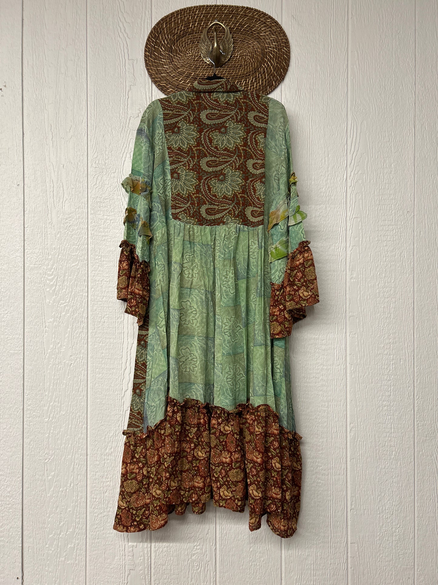 Crepe Sari Rhiannon Duster Dress 0226 068