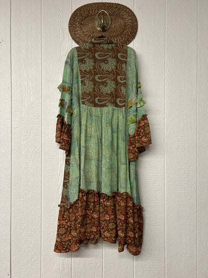 Crepe Sari Rhiannon Duster Dress 0226 068