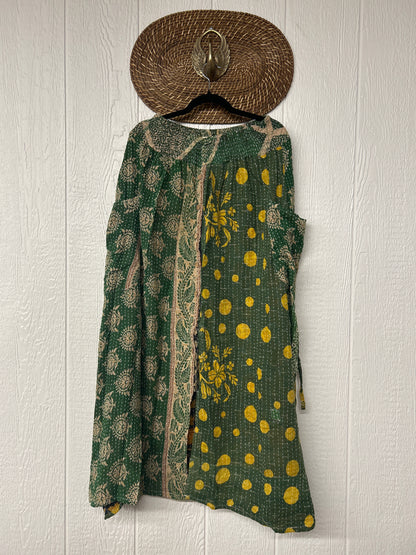 Pareo Kantha Butterfly Cargo Skirt 0426 057