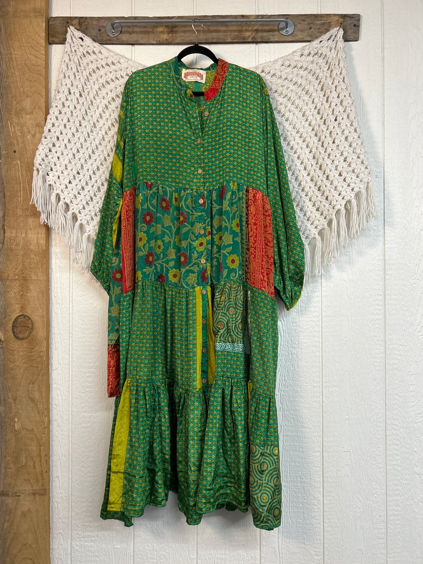 Rasgulla Sari Luminous Maxi Dress 0226 229