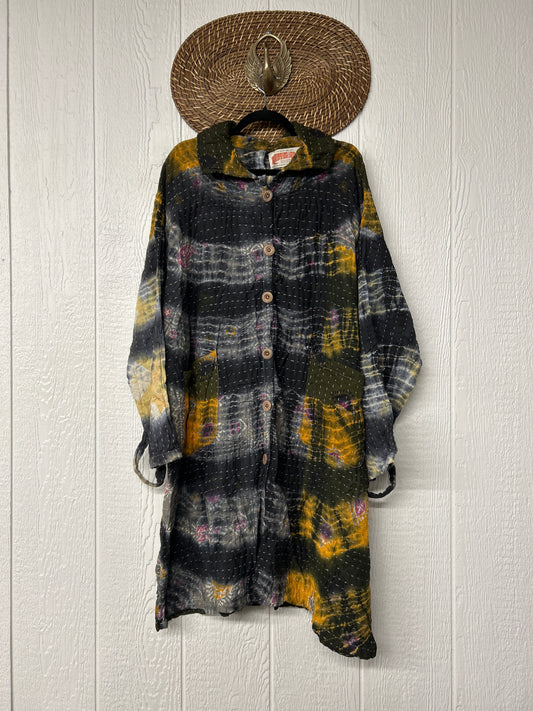 Aura Edit Koverlet Button Down Trench Coat 1026 033