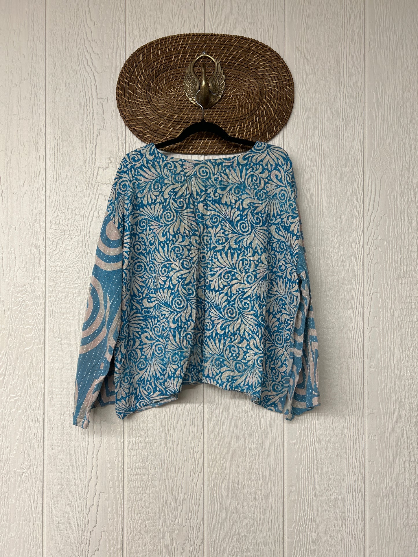 Pareo Kantha Wanderer Pocket Crop Top 0226 126