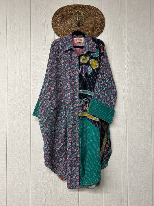 Pareo Kantha Free To Be Longsleeve Maxi 0226 191