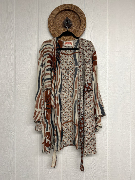 Rasgulla Sari Shortie Spellbound Kimono 0226 161