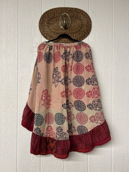 Pareo Kantha Wild Rose Skirt 0426 080