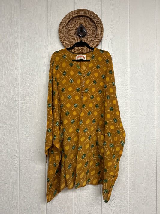 Crepe Sari Gaia Split Tunic 0226 025
