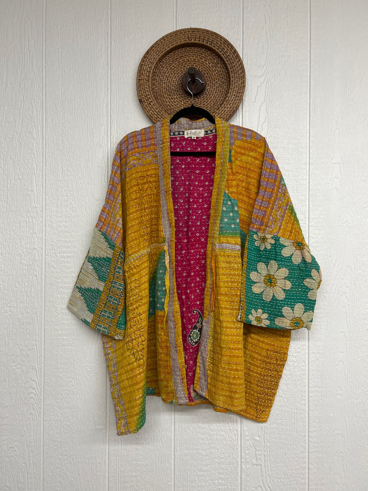 Kantha Shortie Kimono 0325 187