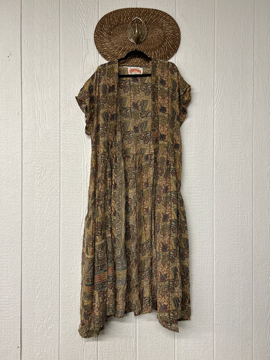 Crepe Sari Summer Evermore Kimono 0726 078