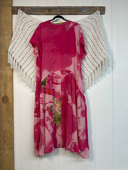 RETAIL Crepe Sari Summer Evermore Kimono 0726 207