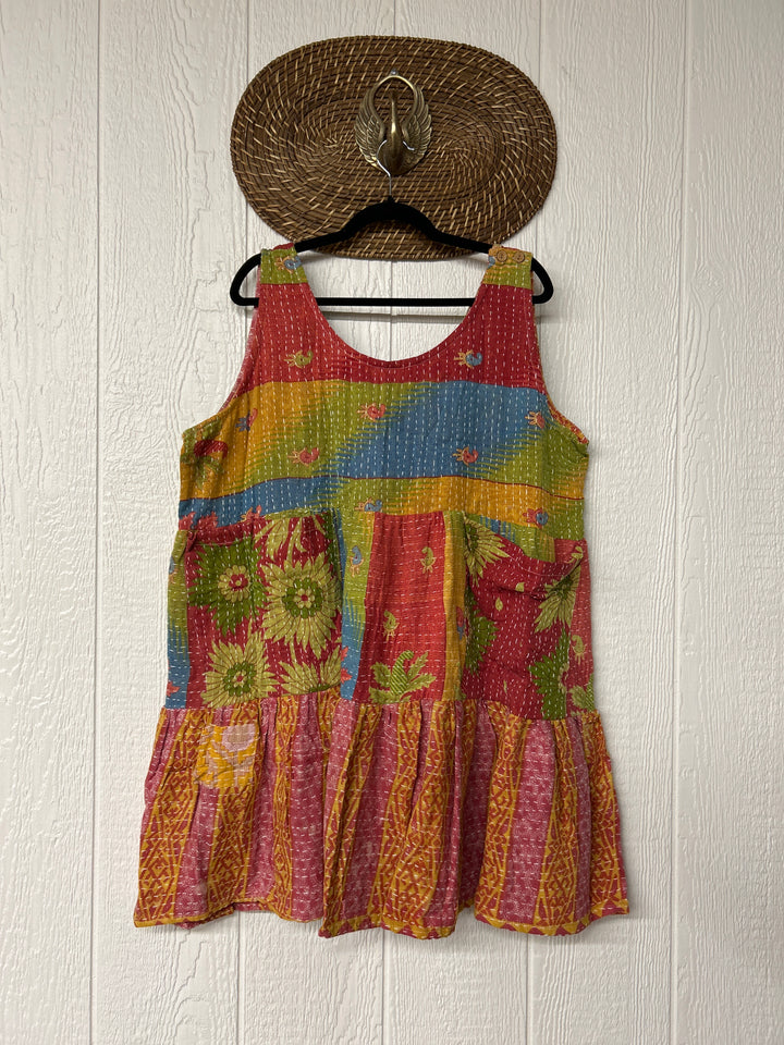 Kantha Meadow Mini Dress 0625 226