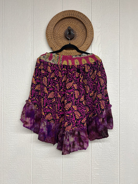 Crepe Sari Lover Cropped Culottes 0726 141