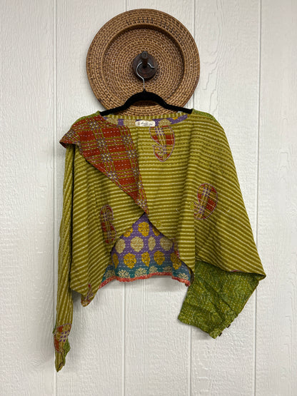 Pareo Kantha In Bloom Cropped Pullover 0326 106