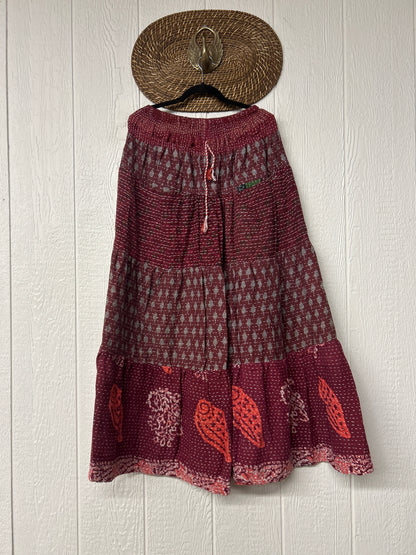Pareo Kantha Lotus Maxi Skirt 0826 191