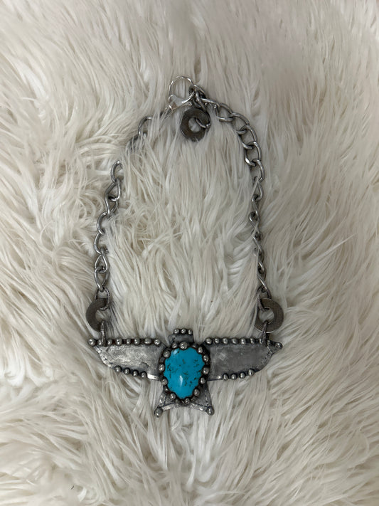 RETAIL Turquoise Thunderbird Choker 0226 005
