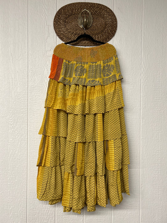 Rasgulla Sari Venus Ruffle Maxi 1125 001