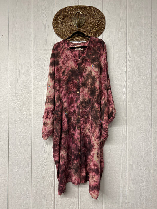 Crepe Sari Gaia Duster Dress 0426 259