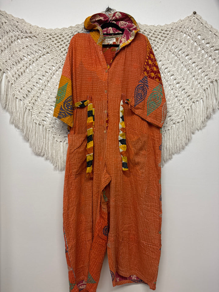 Kantha Zen Hoodie Jumpsuit 0024 007