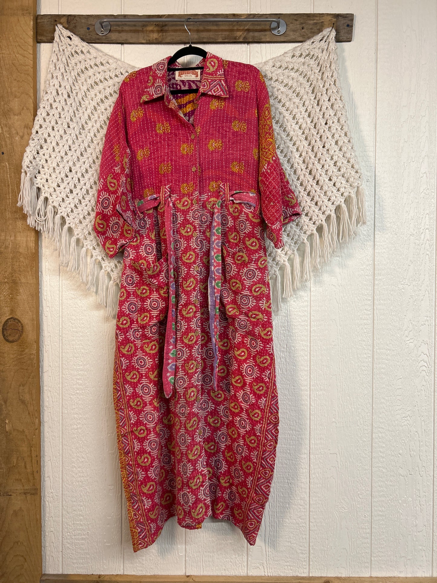 Pareo Kantha Gravity Duster Dress 0226 173