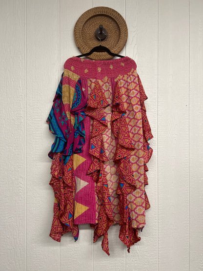 Pareo Kantha Willow Maxi Skirt 0826 042