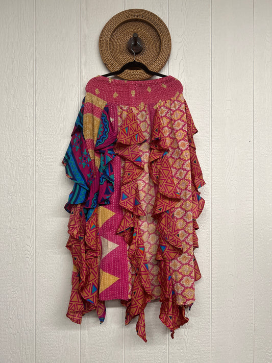 Pareo Kantha Willow Maxi Skirt 0826 042