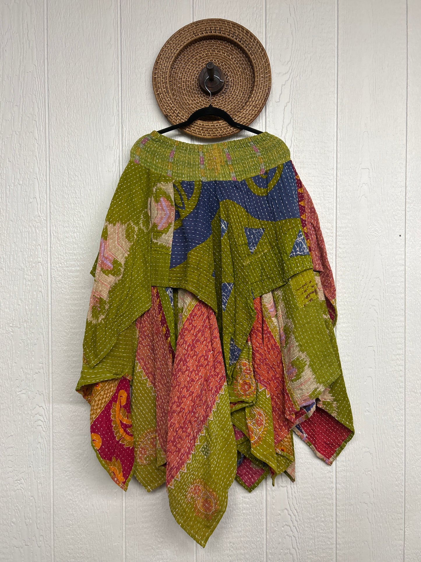 Pareo Kantha Pixie Skirt 0426 044