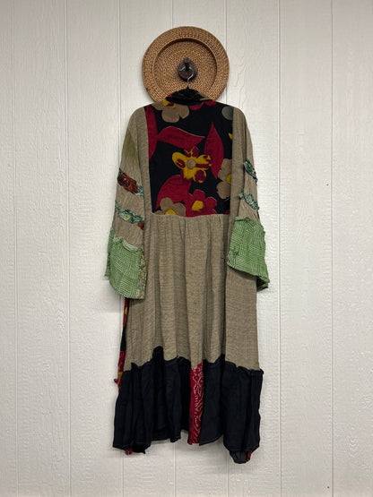 Crepe Sari Rhiannon Duster Dress 0226 204