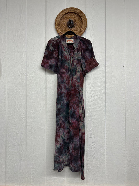 Crepe Sari Summer Woodstock Duster 0626 137