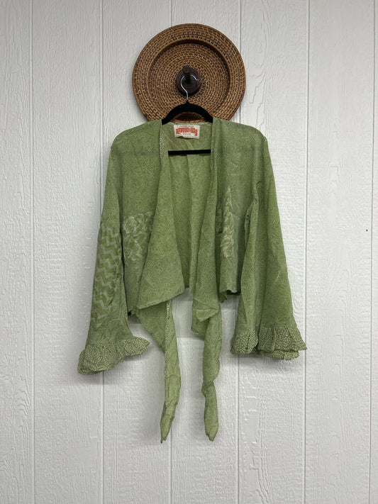 Crepe Sari Zeppelin Crop Shrug 0426 191