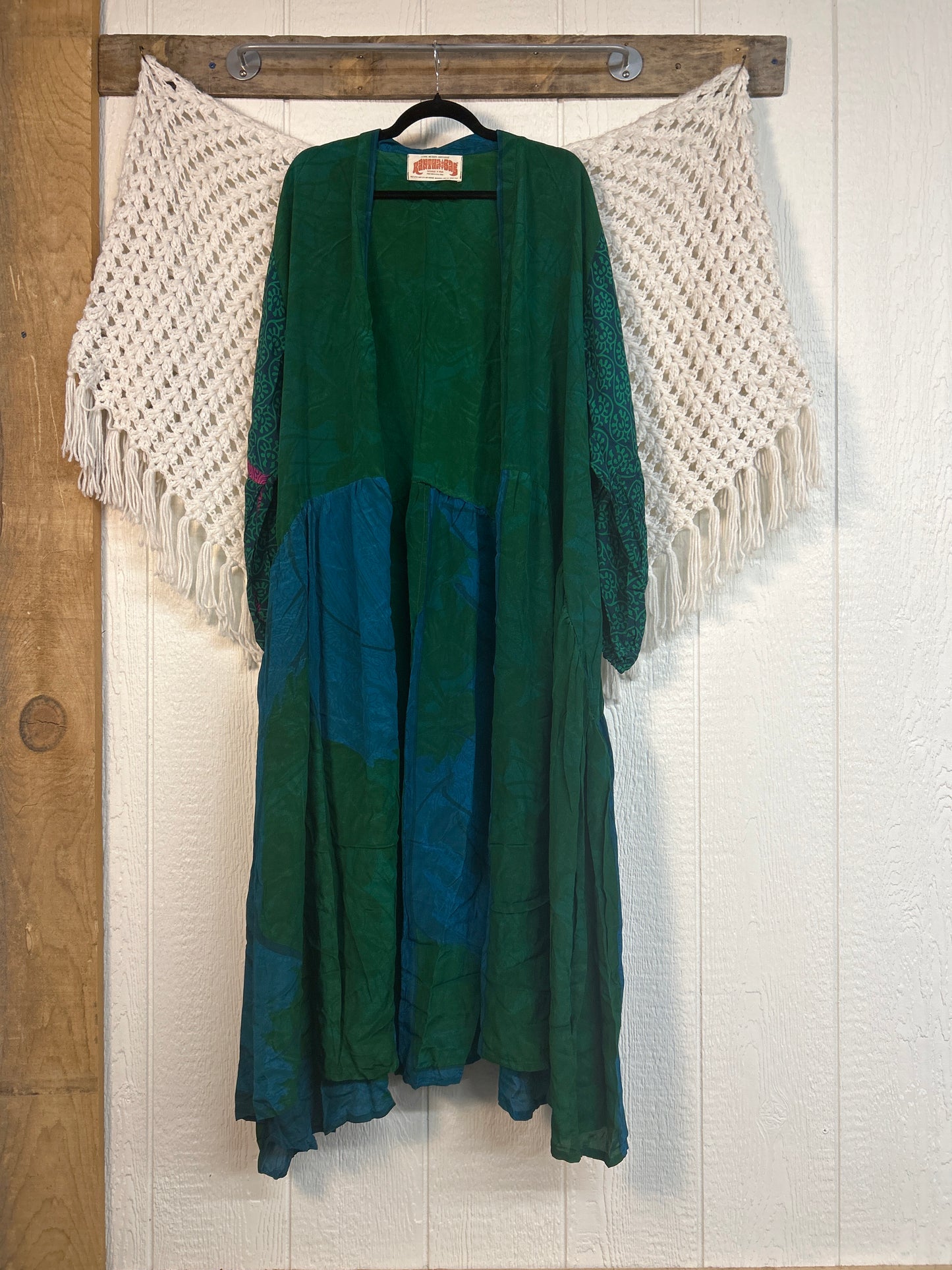 Crepe Sari Evermore Kimono 0326 050
