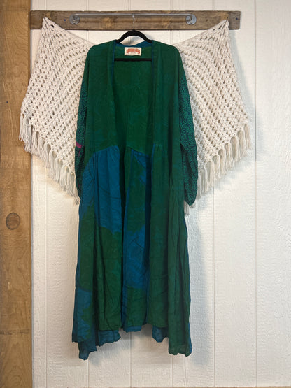 Crepe Sari Evermore Kimono 0326 050