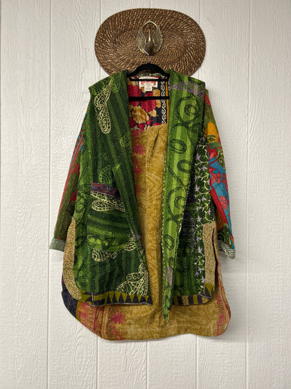 Fine Kantha Drifter Coat 1125 167