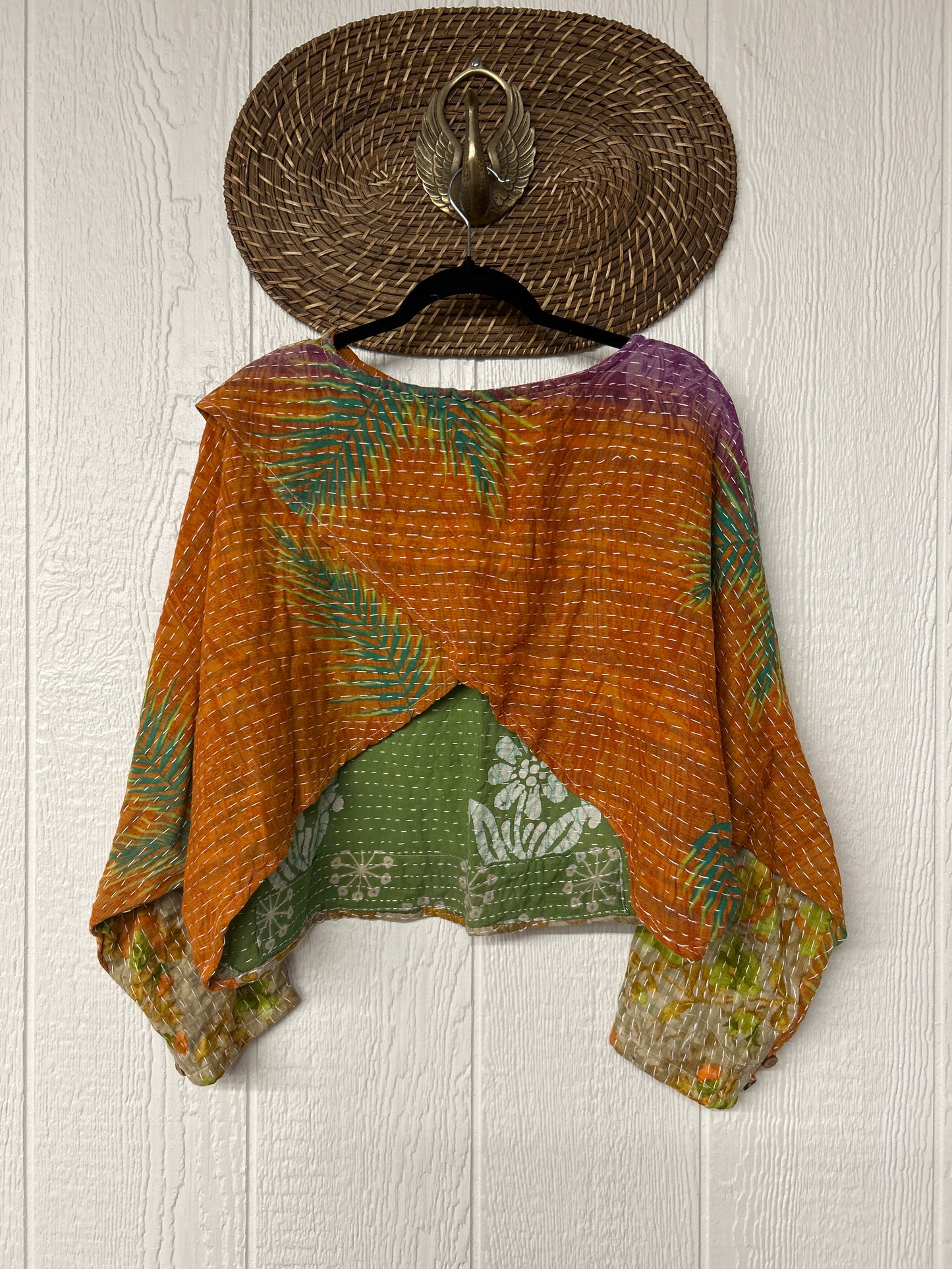 Pareo Kantha In Bloom Cropped Pullover 0326 215