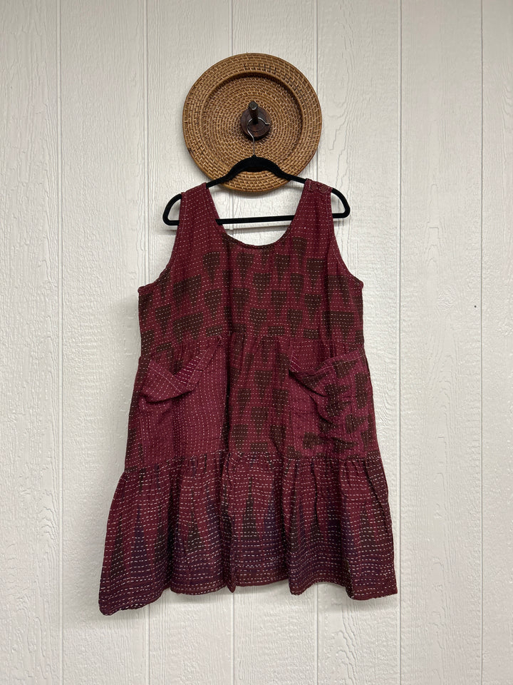 Kantha Meadow Mini Dress 0425 255