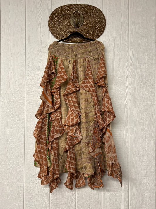 Pareo Kantha Willow Maxi Skirt 0826 151